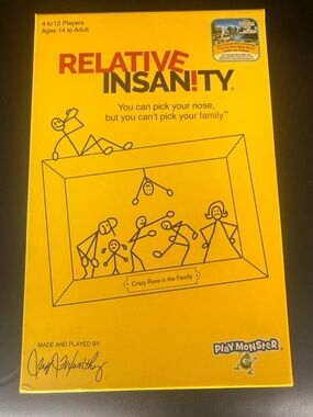 Relative Insanity Card Board Game by Jeff Foxworthy- Ages 14+